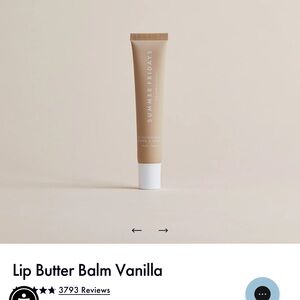 New Summer Fridays Lip Butter Balm Vanilla